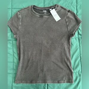 Ashy gray short sleeve shirt